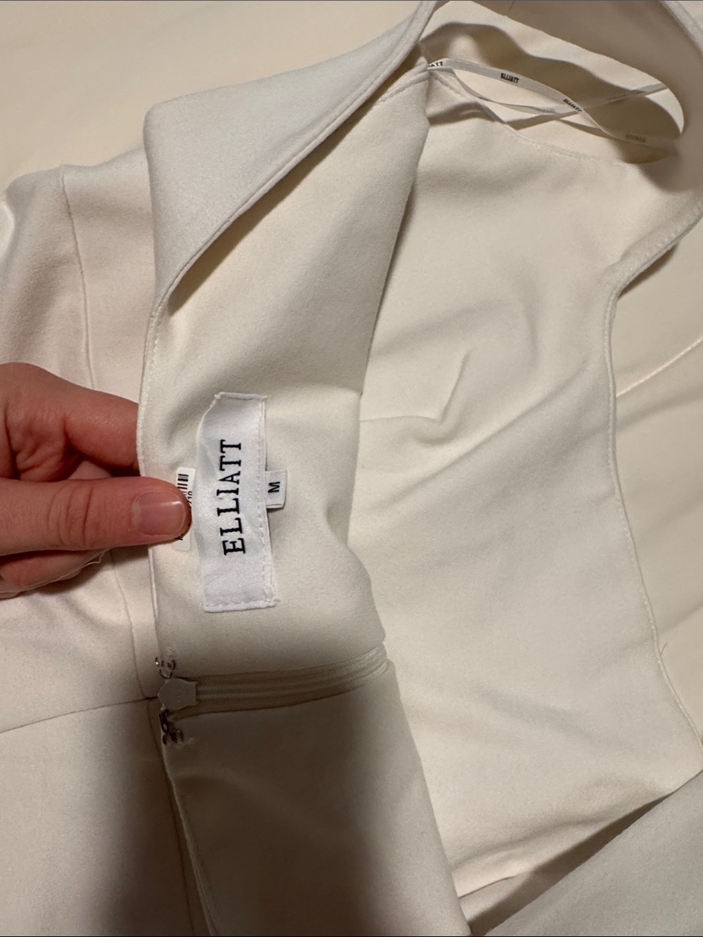 Elliatt White Square-Neck Mini Dress - Picture 5 of 5